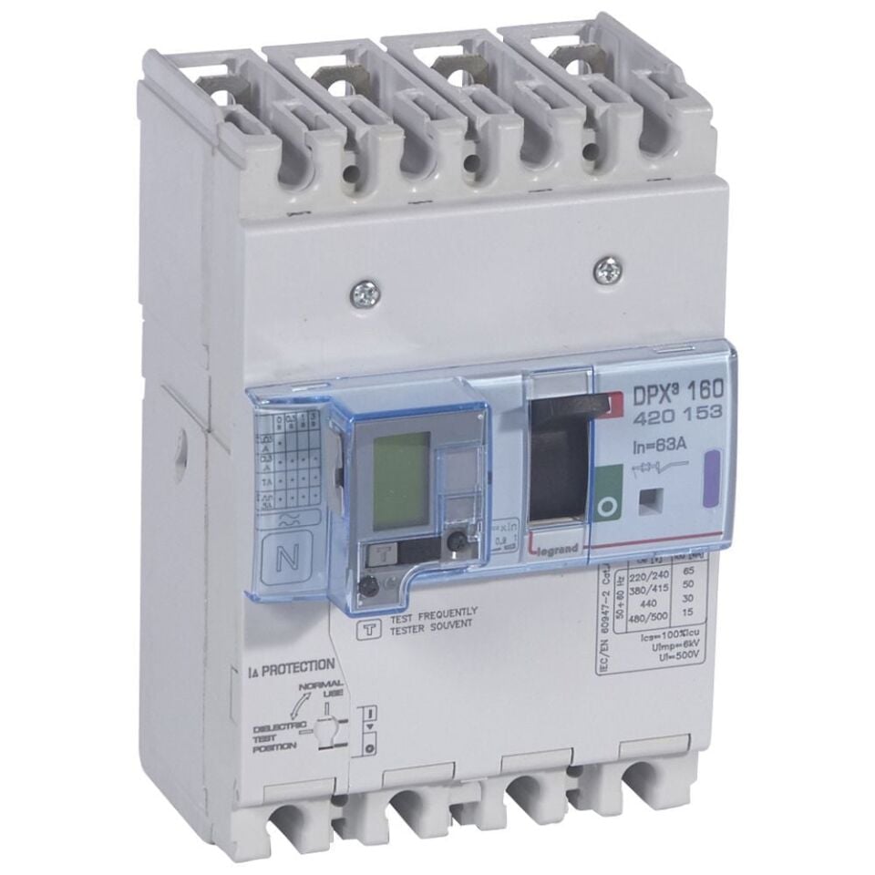 Legrand  DPX³160 TM&KAK 4P 63A 50kA LEG-420153