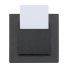 Exen Karell Antrasit Energy Saver Mikro Switch Gecikmeli + Isikli Komple Takim