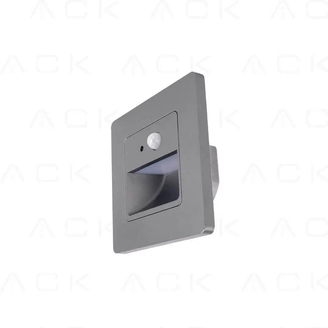 ACK Sensörlü Merdiven Armatürü Füme Kasa 3000K AH07-00403 en uygun fiyatlı satıcı