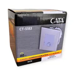 Cata Ct-5183G 1.5W Radar Sensörlü Saten Kasa Günışığı Renk