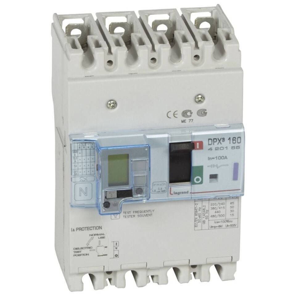 Legrand  DPX³160 TM&KAK 4P 100A 50kA LEG-420155