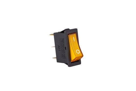 Emas Anahtar 30X11 Mm Siyah Göv.1No Ter.Sarı 0-1 Işıklı - A21B1S11
