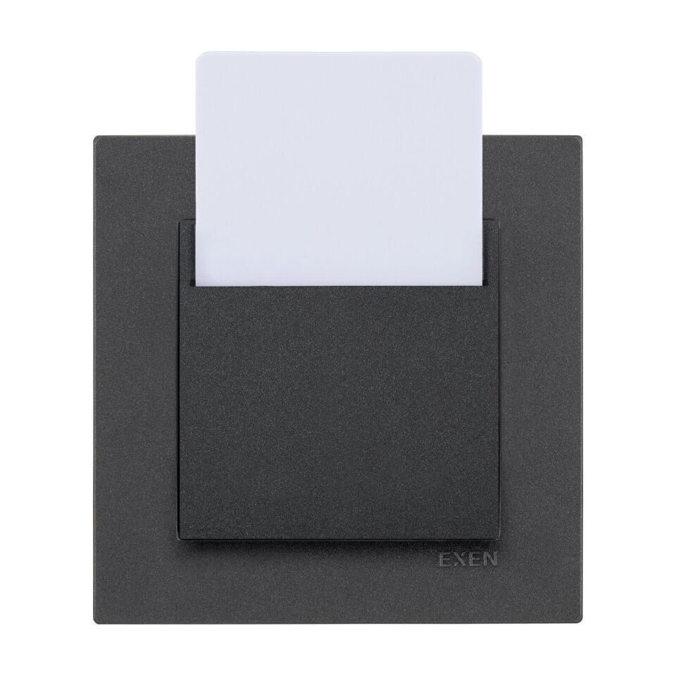 Exen Karell Antrasit Rfid Energy Saver Isikli Gecikmeli Komple Takim