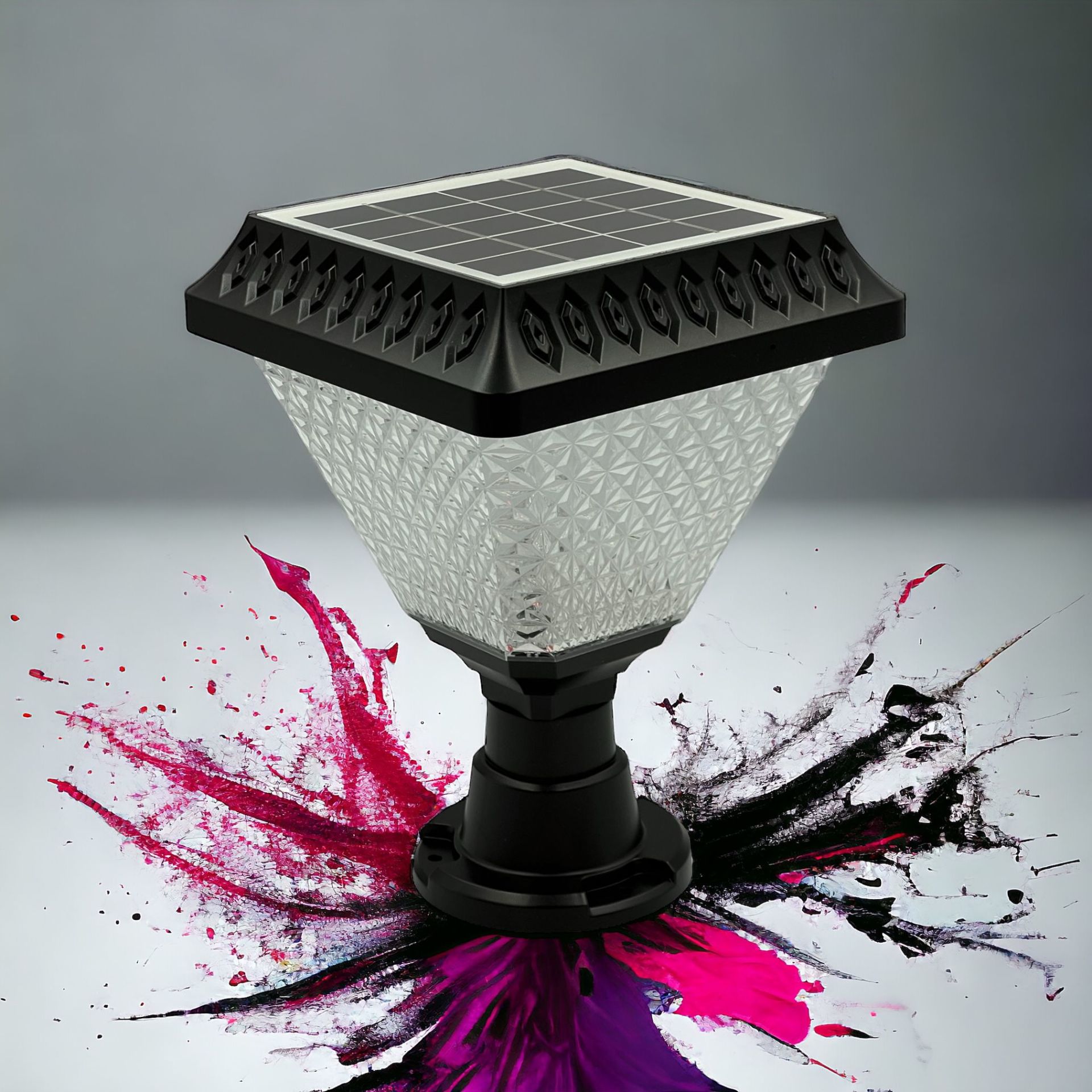 Cata 30W Beyaz Işık Solar Set Üstü Bahçe Armatür CT-7315