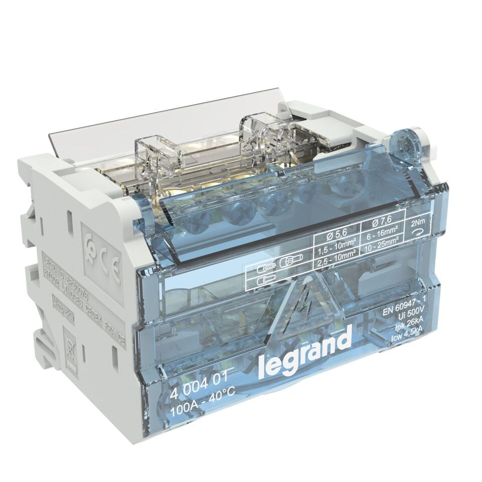 Legrand  Modüler Dağıtım Blok 2P 100A 4M LEG-400401