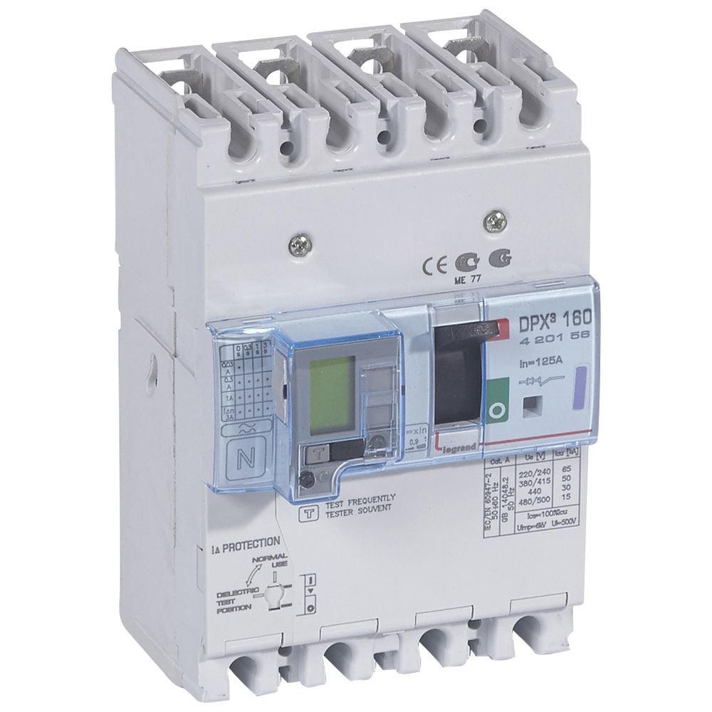 Legrand  DPX³160 TM&KAK 4P 125A 50kA LEG-420156