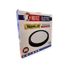 Horoz 016-083-0036 Sienna-36 36W Siyah 3000K Yuvarlak