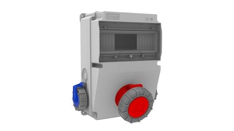 Bemis  5/32A. 380V. 1 Ad. Ön 1/16A. 220V. 2 Ad. Yan  IP66 BH2-6130-2020