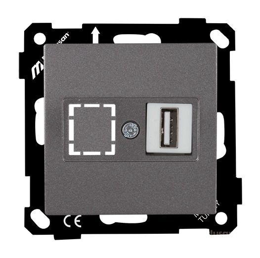 Mutlusan Elitra Data Prizi 1*Usb Vidalı Füme - 2270 455 0195