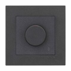 Exen Karell Antrasit Veavien Dimmer 500W Komple Takim