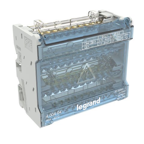 Legrand  Modüler Dağıtım Blok 4P 40A 6M LEG-400404