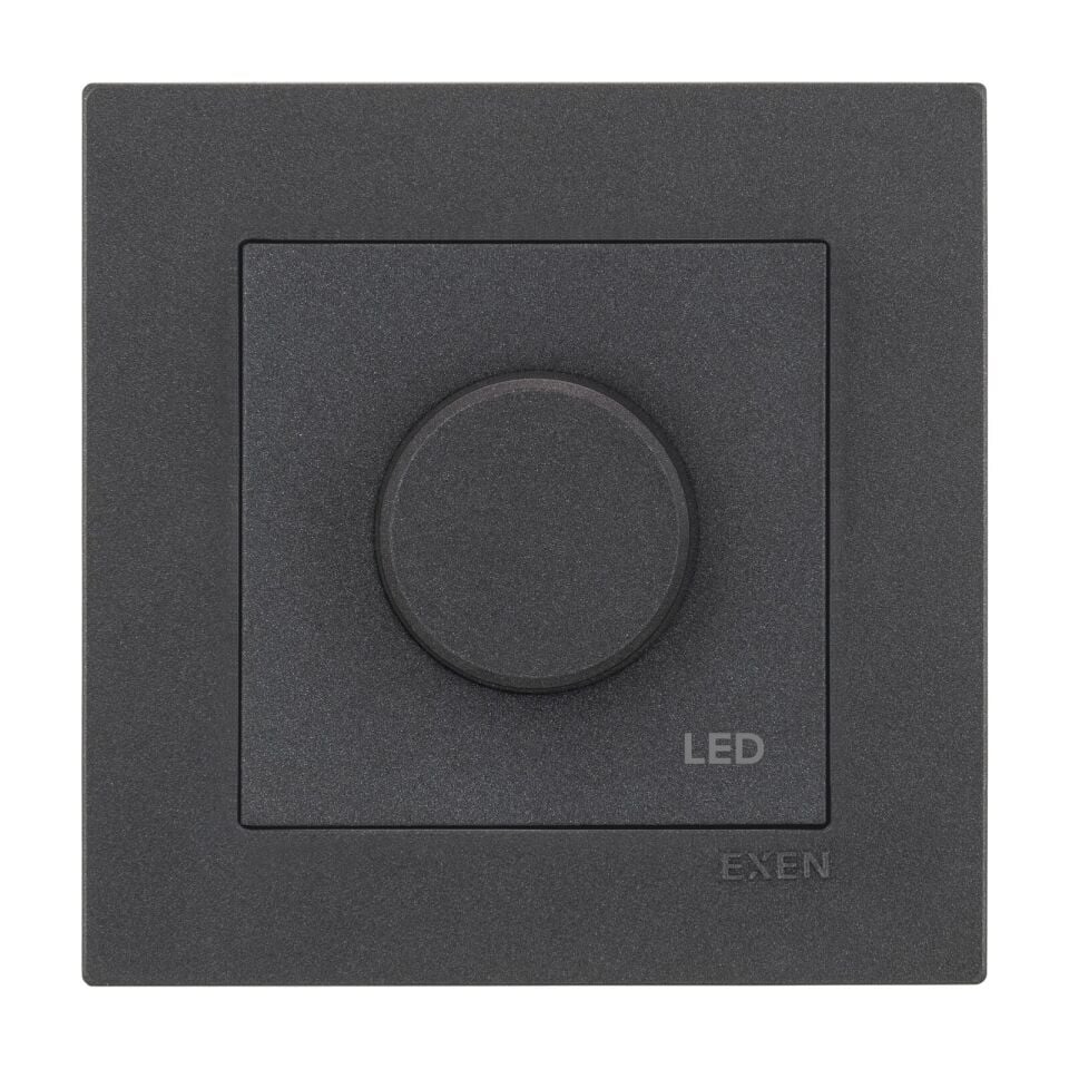 Exen Karell Antrasit Led Dimmer 200W (Rd Dimmer) Komple Takim