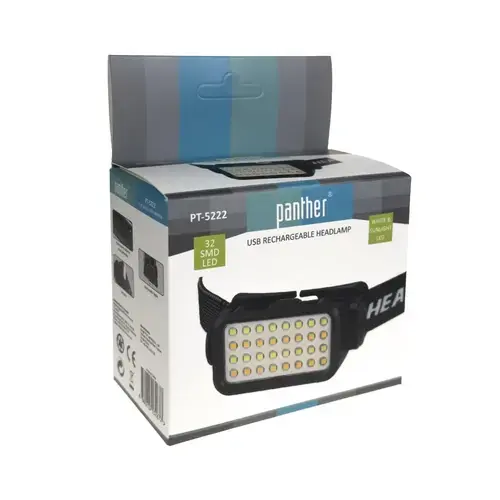 Panther Pt-5222 Usb Sarjli Kafa Lambasi