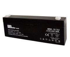 Mervesan Power Markalı Kurşun/Asit Kuru Tip Akü 12 Volt 2.2 AH