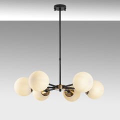 Aydinlatmadunyam Avize BlackAntiqueCream Akkas-10085