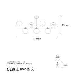 Aydinlatmadunyam Plafonyer Black Fazli-10526