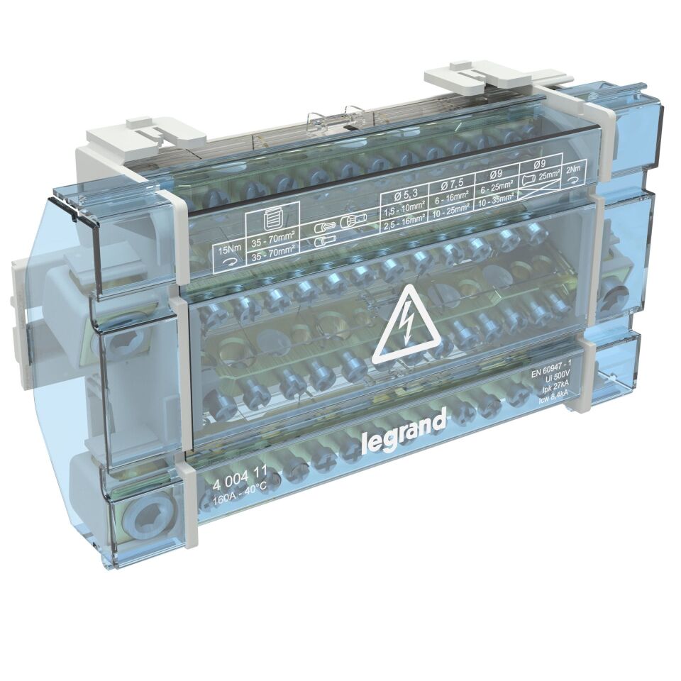 Legrand  Modüler Dağıtım Blok 4P 160A 10M LEG-400411