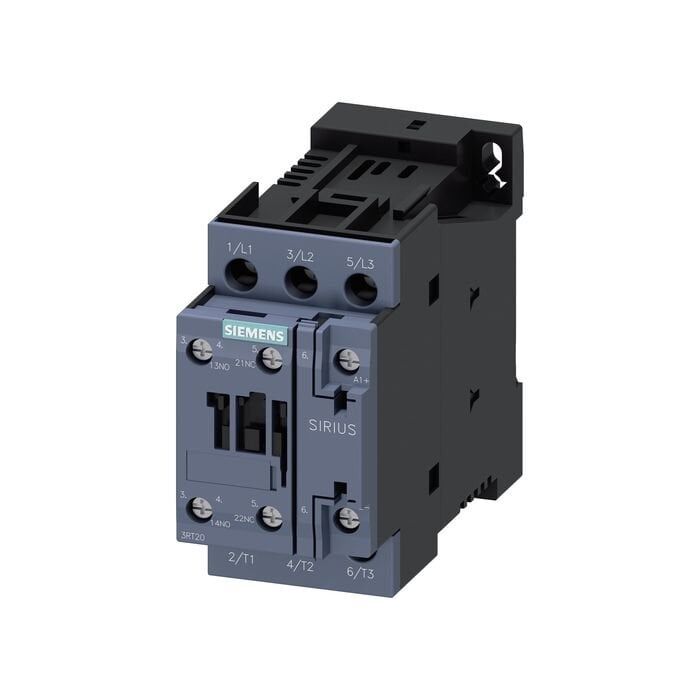 Siemens  Üç Fazli  Sirius Kontaktör  Dc 24V Bobinli  18,5 Kw  1No+1Nc -3RT2028-1BB40