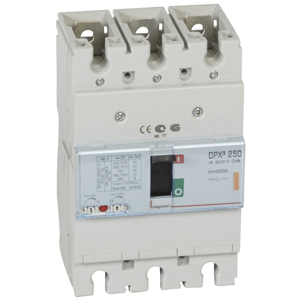 Legrand  DPX³250 TM 3P 200A 25kA LEG-420208