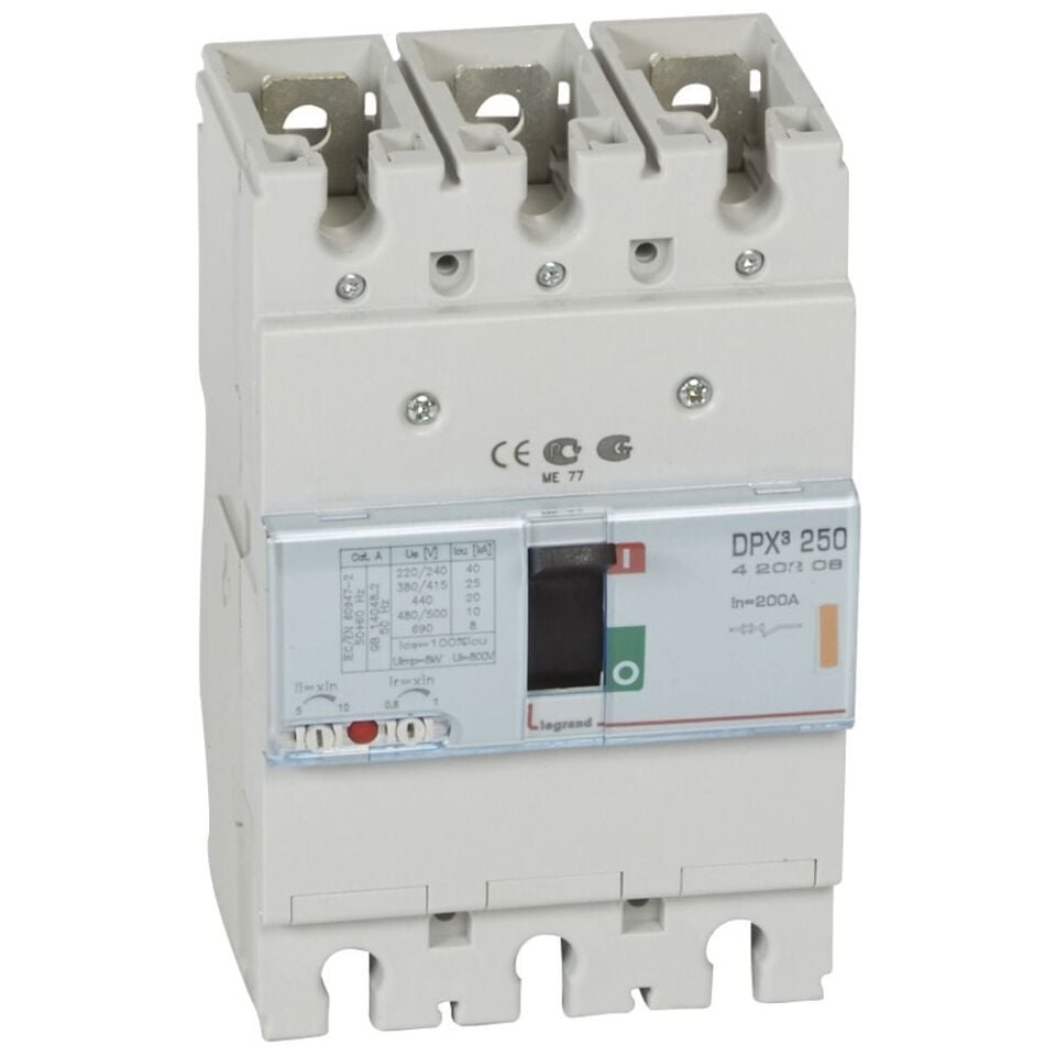 Legrand  DPX³250 TM 3P 200A 25kA LEG-420208
