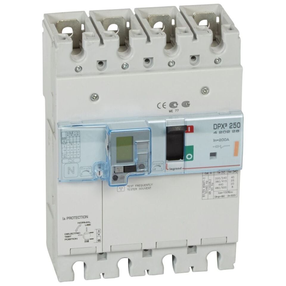 Legrand  DPX³250 TM&KAK 4P 200A 25kA LEG-420228