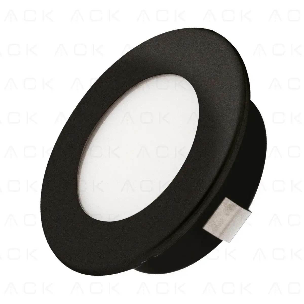 ACK 2,5W Sıyah 6500K Sıva Altı Led Spotlıght AH07-01230