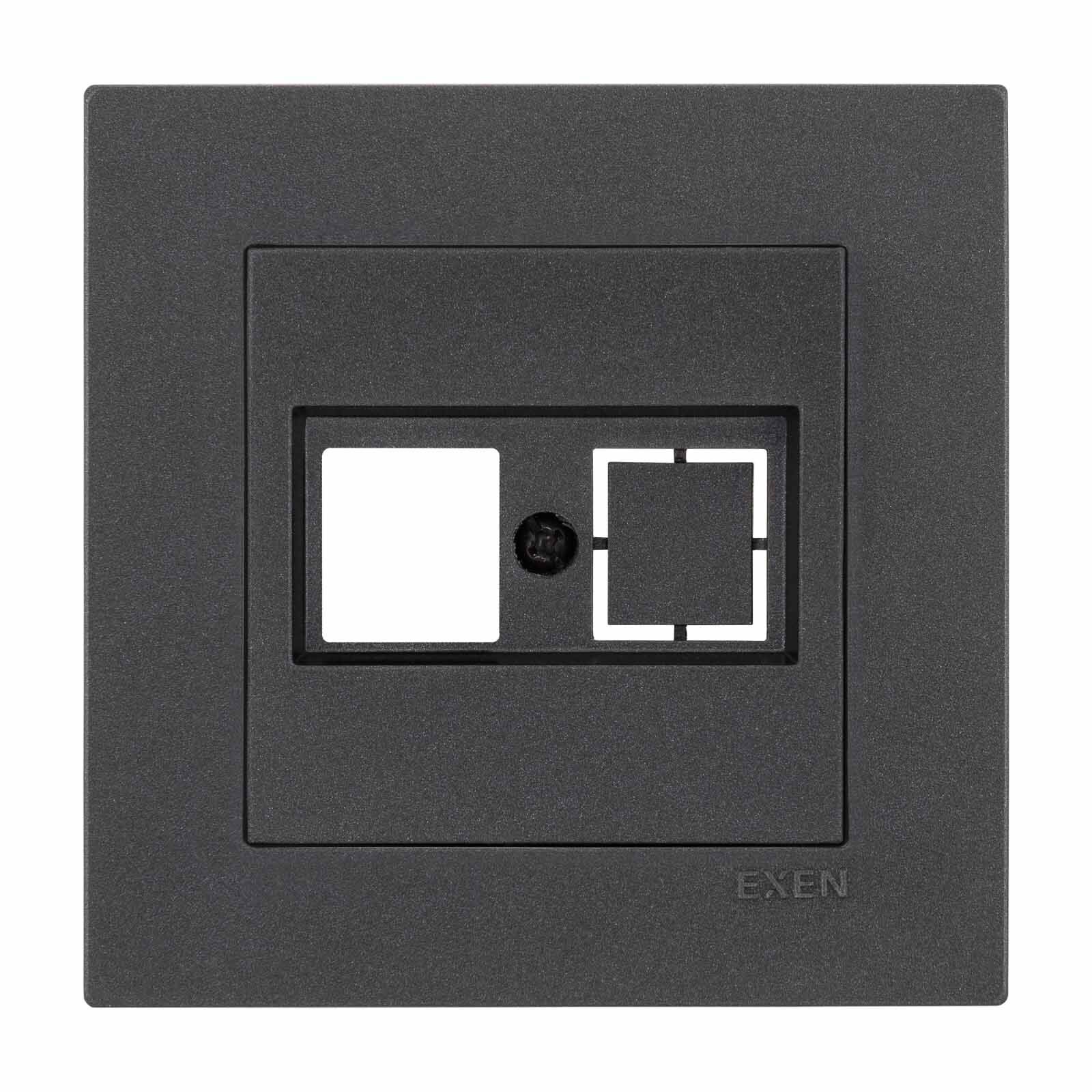 Exen Karell Antrasit Data Priz Jaksiz Komple Takim