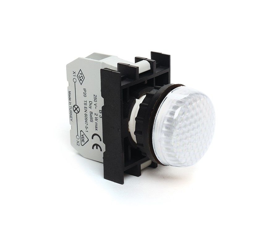 Emas B Sinyal (Ba9S Duylu Ampul İçin) Beyaz - B030XB