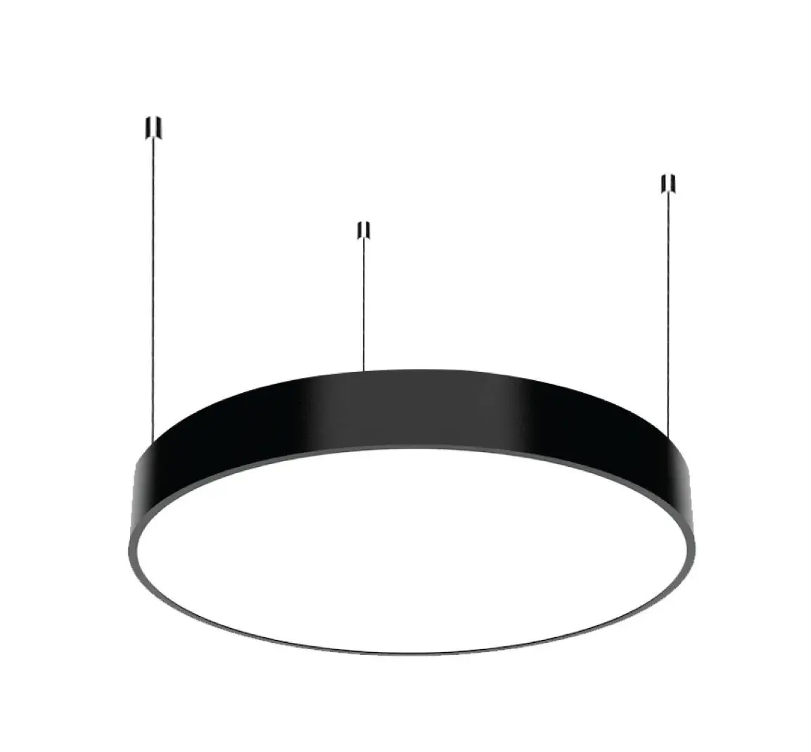 Davul Linear Armatür 60 Cm 45W Siyah - Beyaz 6500K