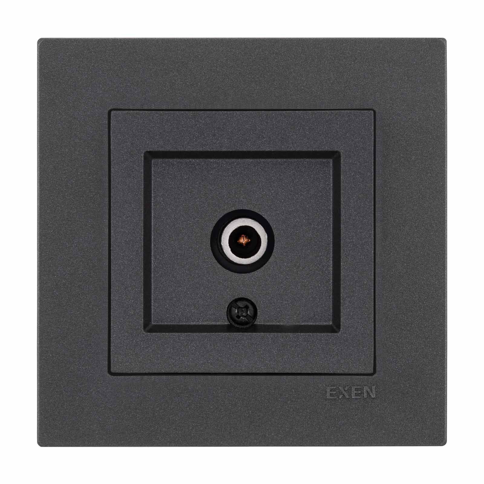 Exen Karell Antrasit Tv Priz Ekranli Geçisli Komple Takim