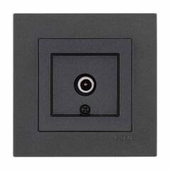 Exen Karell Antrasit Tv Priz Ekranli Geçisli Komple Takim