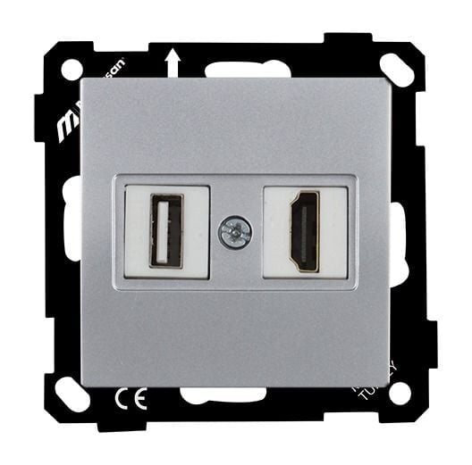 Data Prizi 1*Usb/1*Hdmı Vidalı Gümüş - 2270 459 0192
