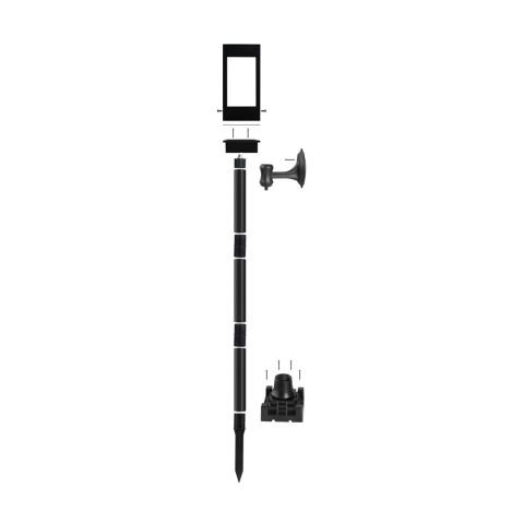 Forlife - 10W Solar Fonksiyonel Bahçe Armatürü Montaj Seti - FL-3231A