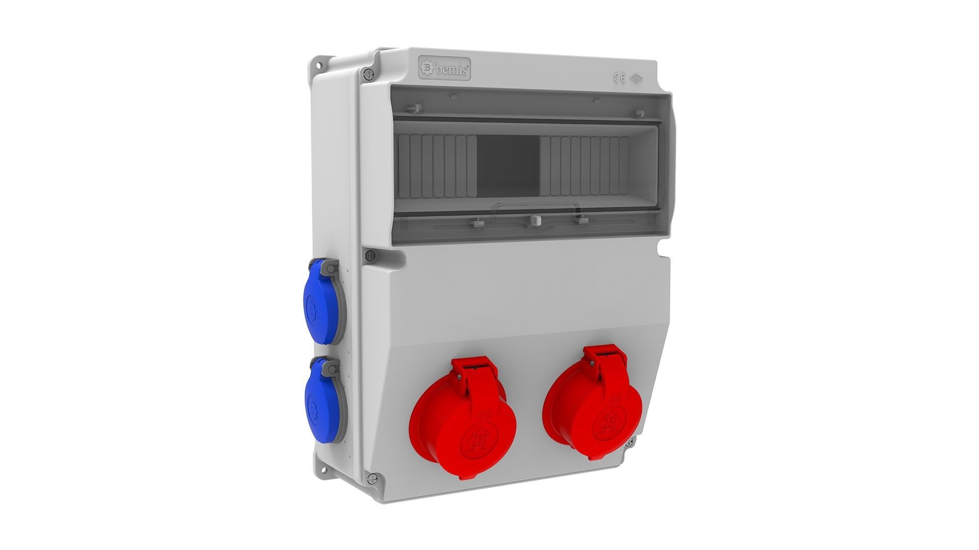 Bemis  3/25A. 380V. 2 Ad. Ön - 1/16A. 220V. 4 Ad. Yan IP44 BD6-2205-4020