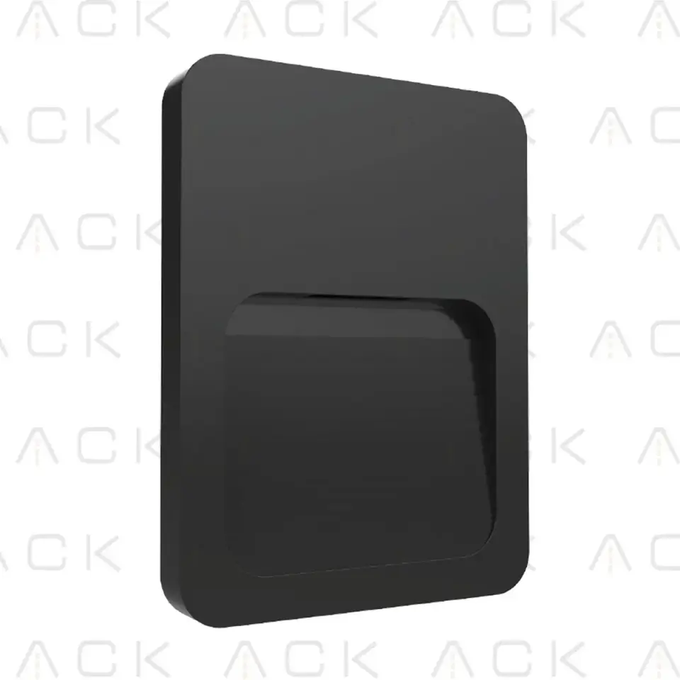 ACK Avva 2W Siyah 3000K Led Duvar Armatürü AH07-01400