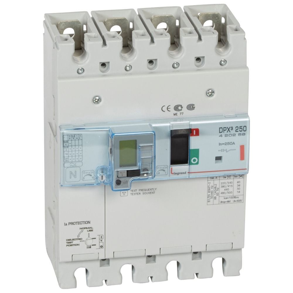 Legrand  DPX³250 TM&KAK 4P 250A 36kA LEG-420259
