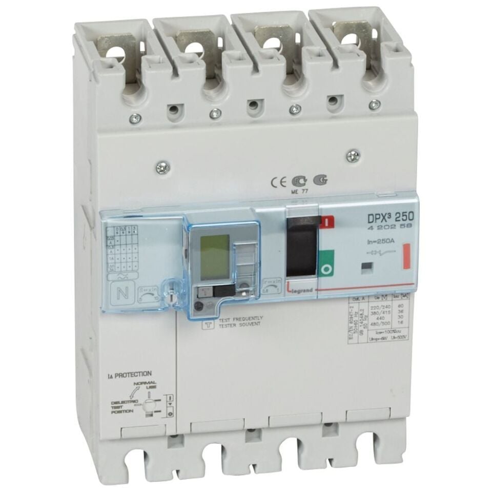 Legrand  DPX³250 TM&KAK 4P 250A 36kA LEG-420259