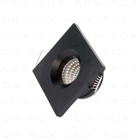 ACK 3W Siyah 4000K Sıva Altı Led Spotlıght AH07-01711