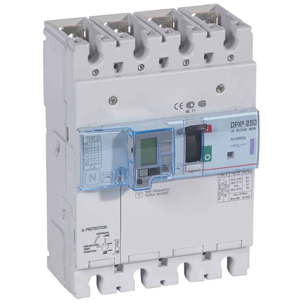 Legrand  DPX³250 TM&KAK 4P 200A 50kA LEG-420288