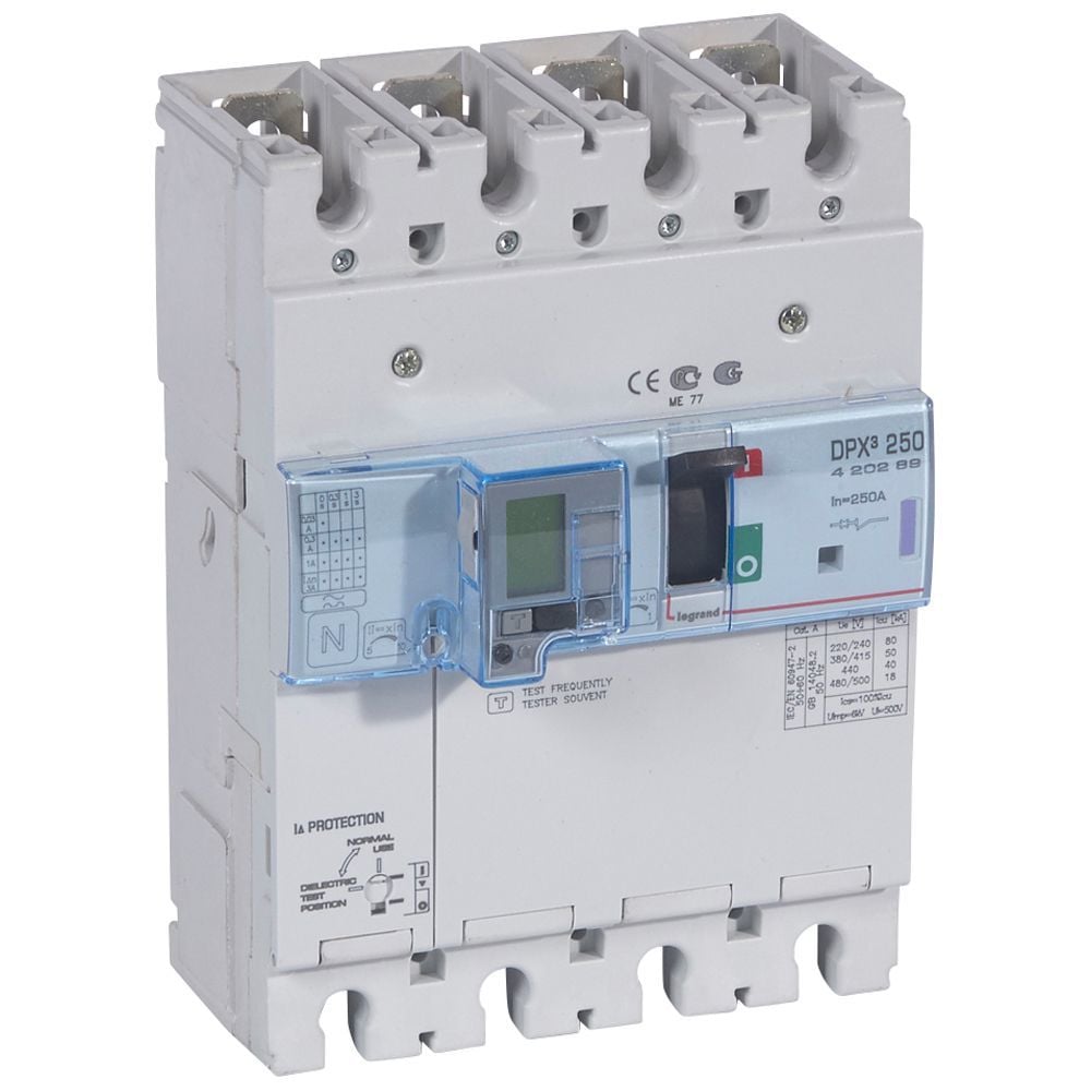 Legrand  DPX³250 TM&KAK 4P 200A 50kA LEG-420288