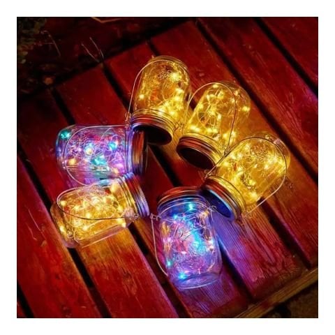 Forlife - 3W Solar Peri Ledli Dekoratif Kavanoz Rgb - FL-3236R