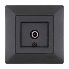 Exen Odak Antrasit Tv Priz Ekranli Geçisli Komple Takim