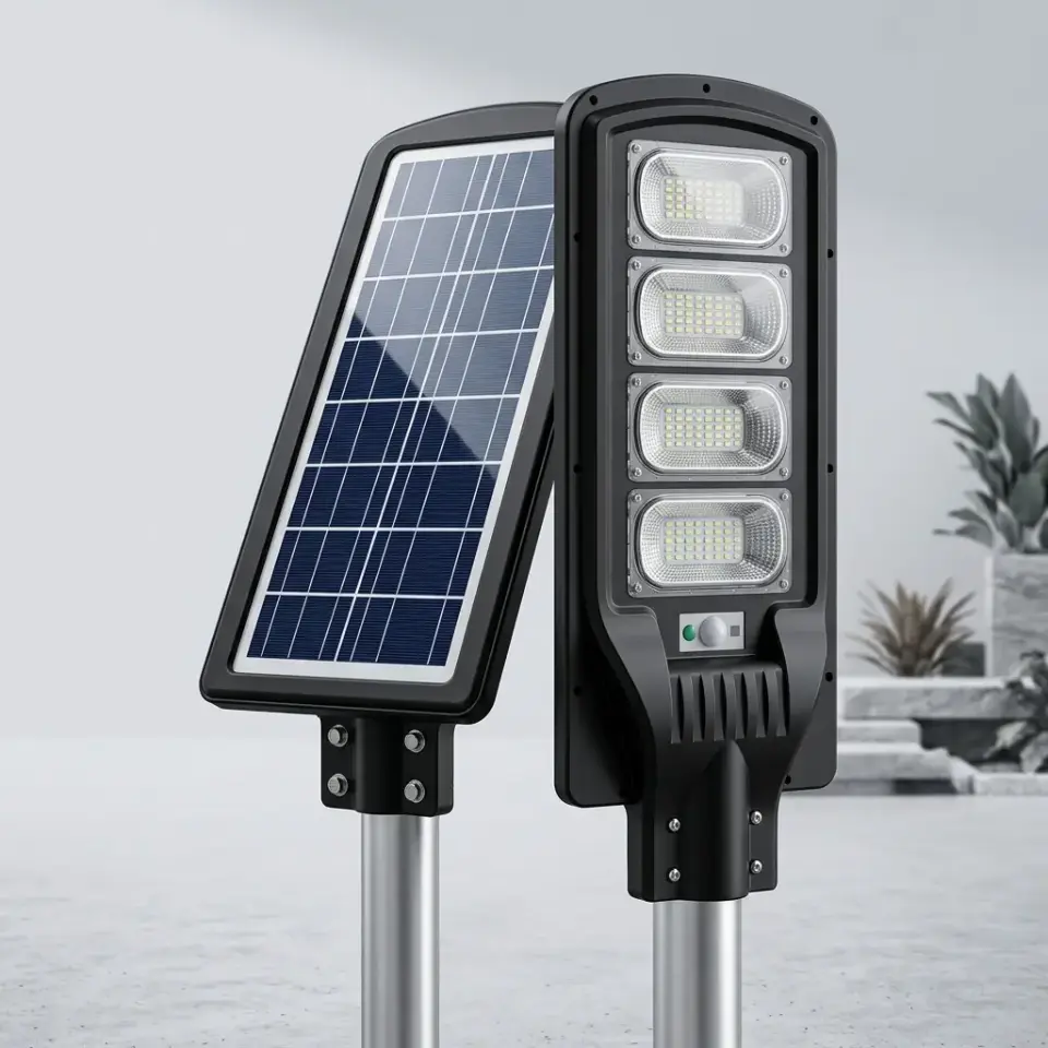 Horoz 200W Güneş Enerjili Solar LED Sokak Lambası Uzaktan Kumandalı Sensörlü Grand 200