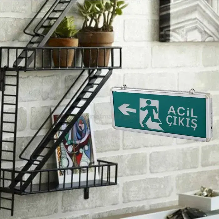 Cata 3 Saat Şarjlı Ledli Exit Armatür CT-9179