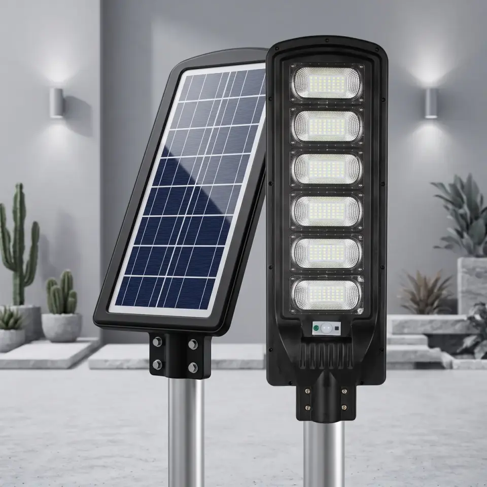 Horoz 300W Güneş Enerjili Solar LED Sokak Lambası Uzaktan Kumandalı Sensörlü Grand 300