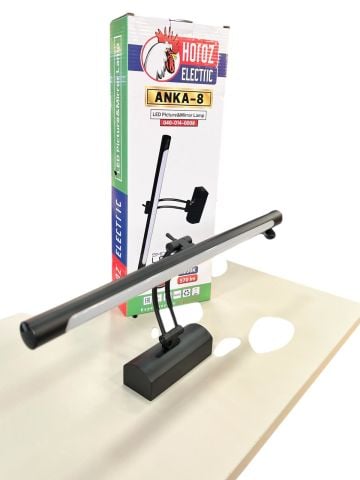 Horoz 040-014-0008 Anka-8 8W Siyah 4200K Led Aplik