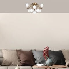 Aydinlatmadunyam Plafonyer Vintage Roze-11795