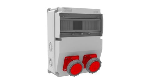 Bemis  4/16A. 380V. 2 Ad. Ön IP66 BD6-6208-0000