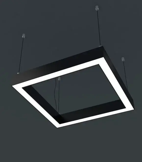 Kare Linear Armatür 100x100 128W Beyaz - Gün Isigi 3000K