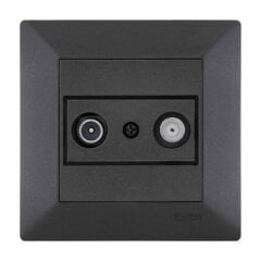 Exen Odak Antrasit Tv-Sat Prizi Geçisli  Komple Takim